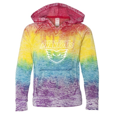 Rainbow Burnout hoodie
