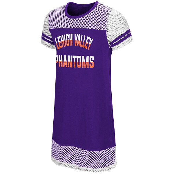 BAUER Philadelphia Phantoms Purple Orange Blank Jersey Boy Kids L/XL Rare  S1a